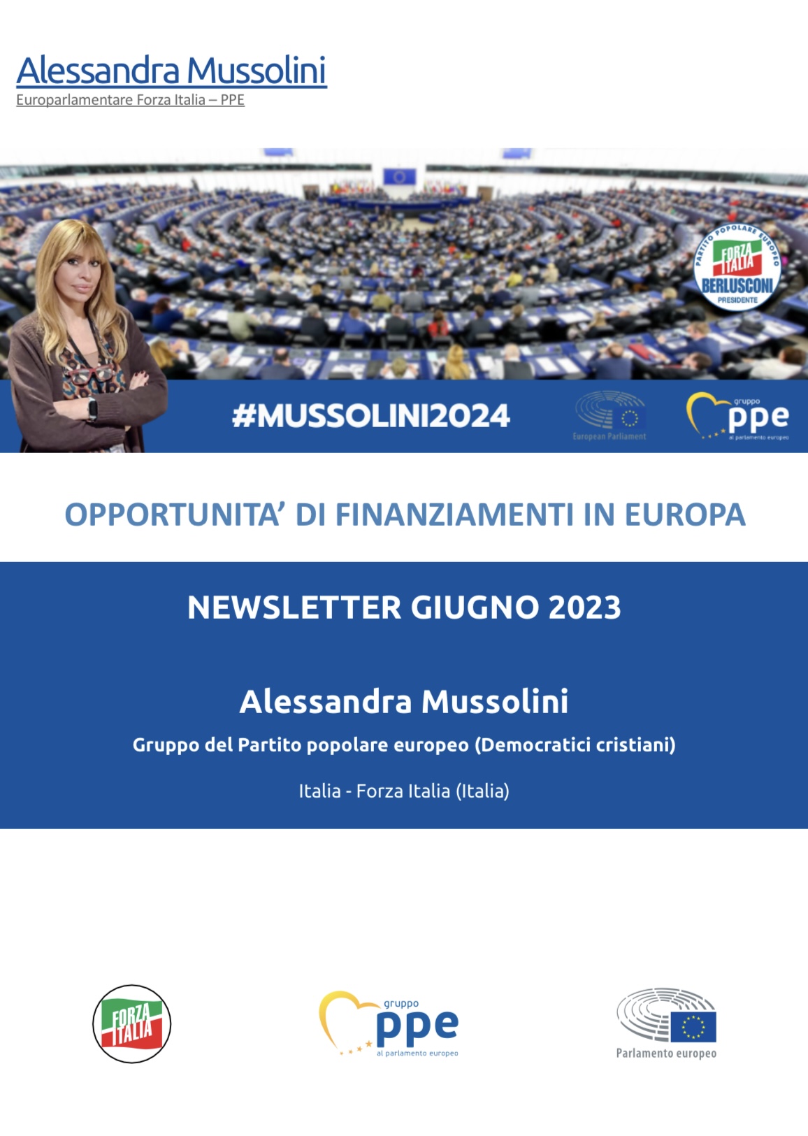 Newsletter di Giugno 2023 sulle opportunità di finanziamenti in Europa